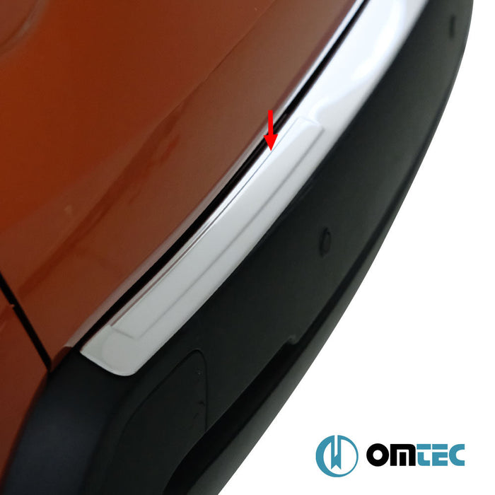 Norm Arka Tampon Eşiği Paslanmaz Çelik (Taşlı) - Dacia Duster - SUV HM - (2018 - 2024)