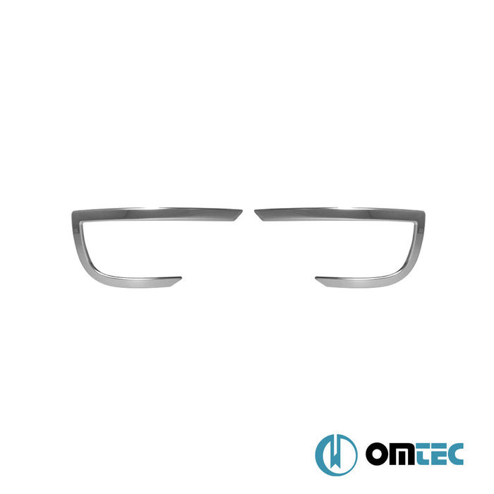 Reflektör Çıtası 2 Prç. Paslanmaz (Parlak) - Dacia Duster - SUV HM - (2018 - 2024)