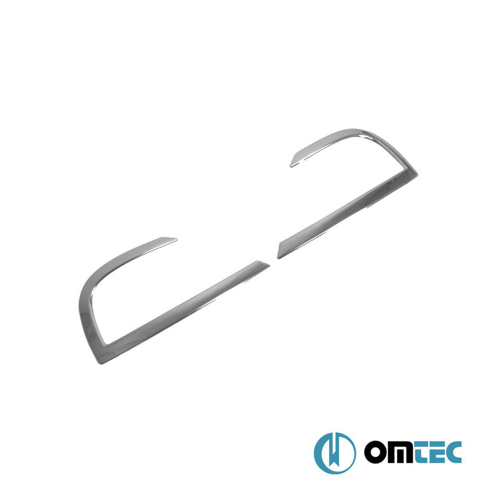 Reflektör Çıtası 2 Prç. Paslanmaz (Parlak) - Dacia Duster - SUV HM - (2018 - 2024)