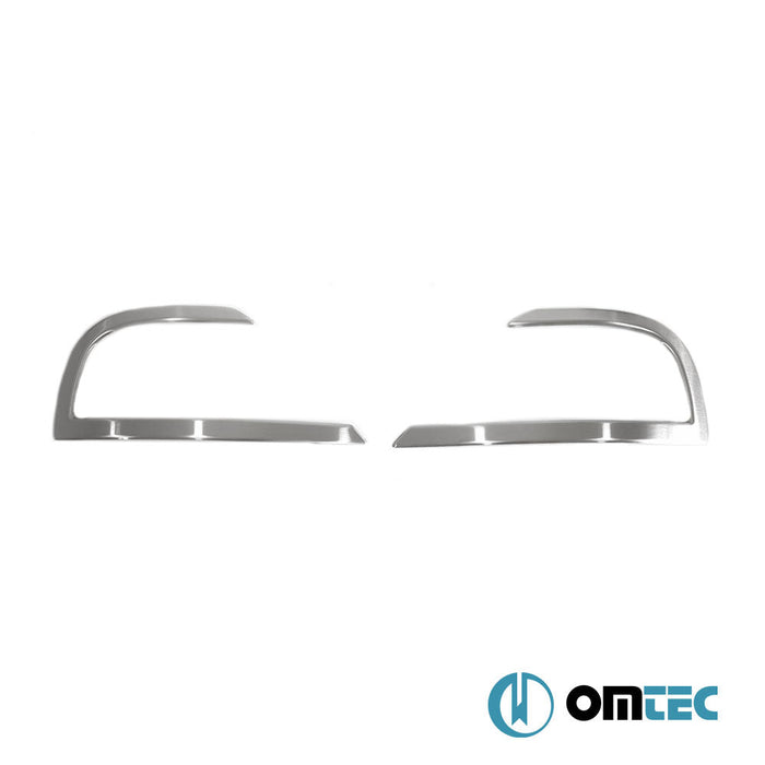 Reflektör Çıtası 2 Prç. Paslanmaz (Taşlı) - Dacia Duster - SUV HM - (2018 - 2024)