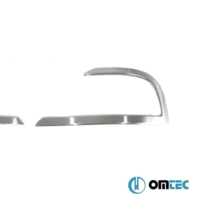 Reflektör Çıtası 2 Prç. Paslanmaz (Taşlı) - Dacia Duster - SUV HM - (2018 - 2024)