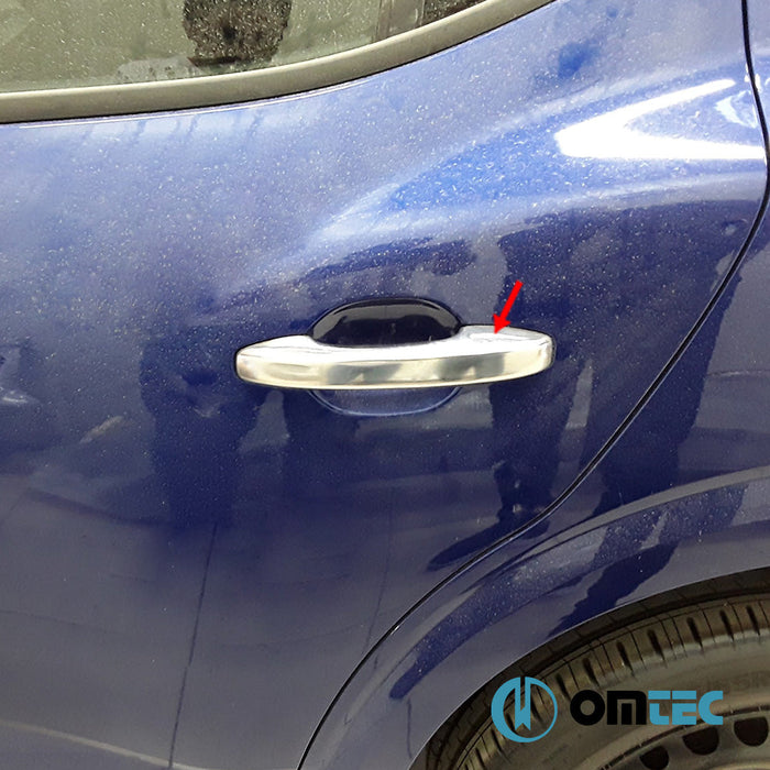 Kapı Kolu 4 Kapı 6 Prç. (S2) Paslanmaz Çelik (Parlak) - Dacia Sandero - HB 5D DJF - (2020 - )