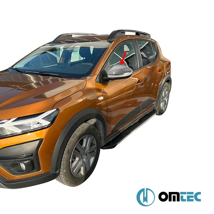 Ayna Kapağı 2 Prç. Paslanmaz Çelik - Dacia Jogger - MPV IIA - (2021 - )