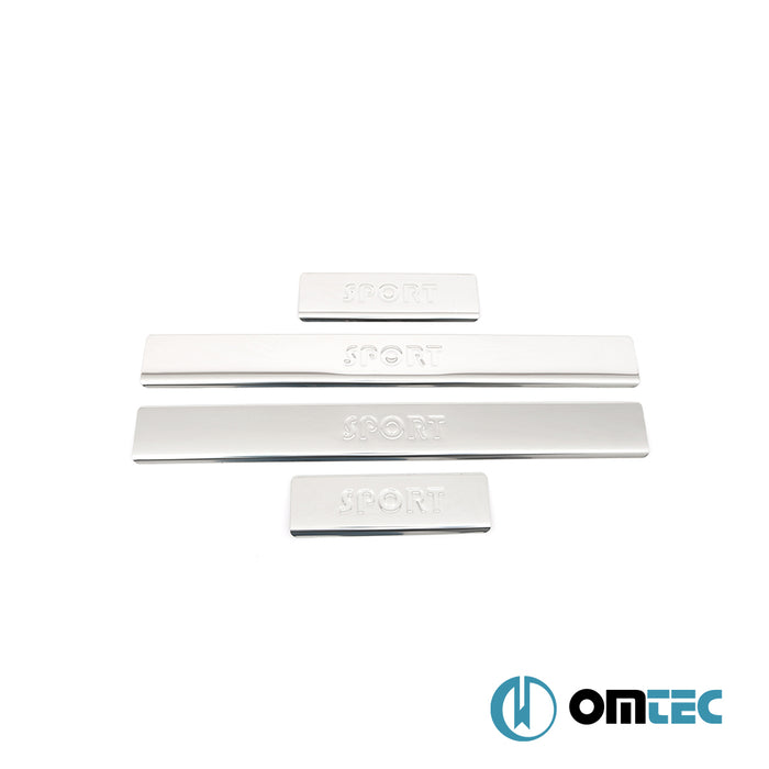 Line Kapı Eşiği 4 Prç. Paslanmaz Çelik - Daihatsu Terios - SUV J100 - (1997 - 2005)