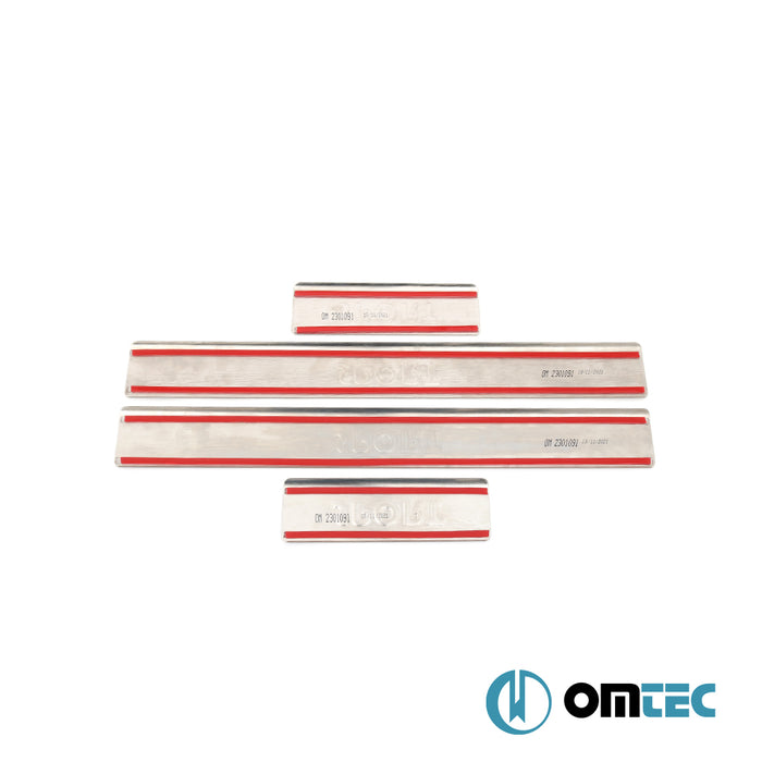 Line Kapı Eşiği 4 Prç. Paslanmaz Çelik - Daihatsu Terios - SUV J100 - (1997 - 2005)