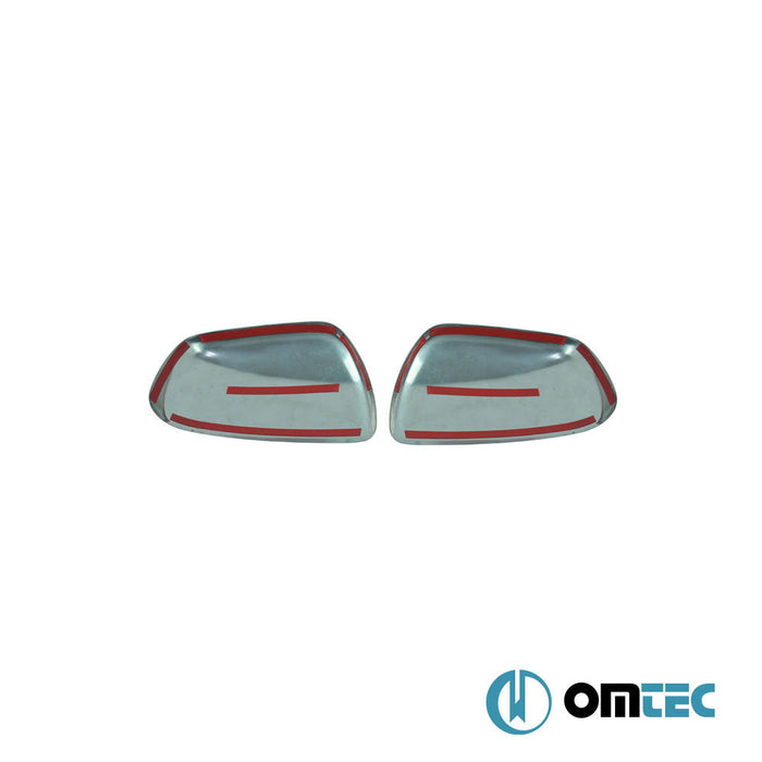 Ayna Kapağı 2 Prç. Paslanmaz Çelik (Parlak) - Daihatsu Materia - MPV QNC20 - (2005 - 2016)