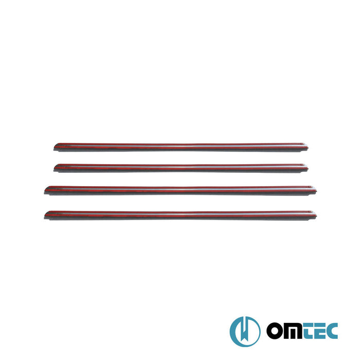 Cam Çıtası 4 Prç. Paslanmaz Çelik (Parlak) - Daihatsu Terios - SUV J200 - (2006 - 2017)