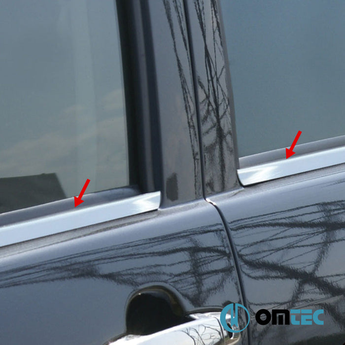 Cam Çıtası 4 Prç. Paslanmaz Çelik (Parlak) - Daihatsu Terios - SUV J200 - (2006 - 2017)