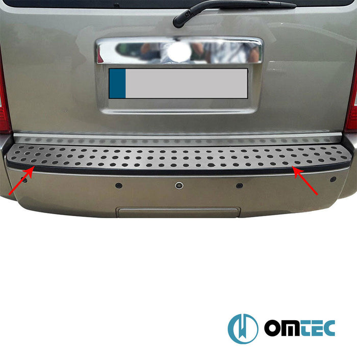 Arka Tampon Eşiği Paslanmaz Çelik (Parlak) - Dodge Nitro - SUV KA - (2007 - 2012)