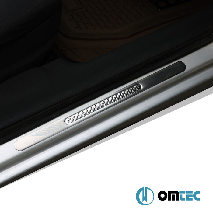 Pointsill Kapı Eşiği 4 Prç. Paslanmaz Çelik (Parlak) - Fiat Punto Evo - HB 5D 199 FL - (2009 - 2018)