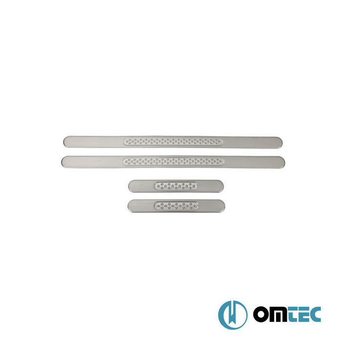 Pointsill Kapı Eşiği 4 Prç. Paslanmaz Çelik (Parlak) - Fiat Linea - SD 323 PRE - FL - (2007 - 2012)