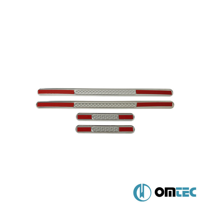 Pointsill Kapı Eşiği 4 Prç. Paslanmaz Çelik (Parlak) - Fiat Linea - SD 323 PRE - FL - (2007 - 2012)