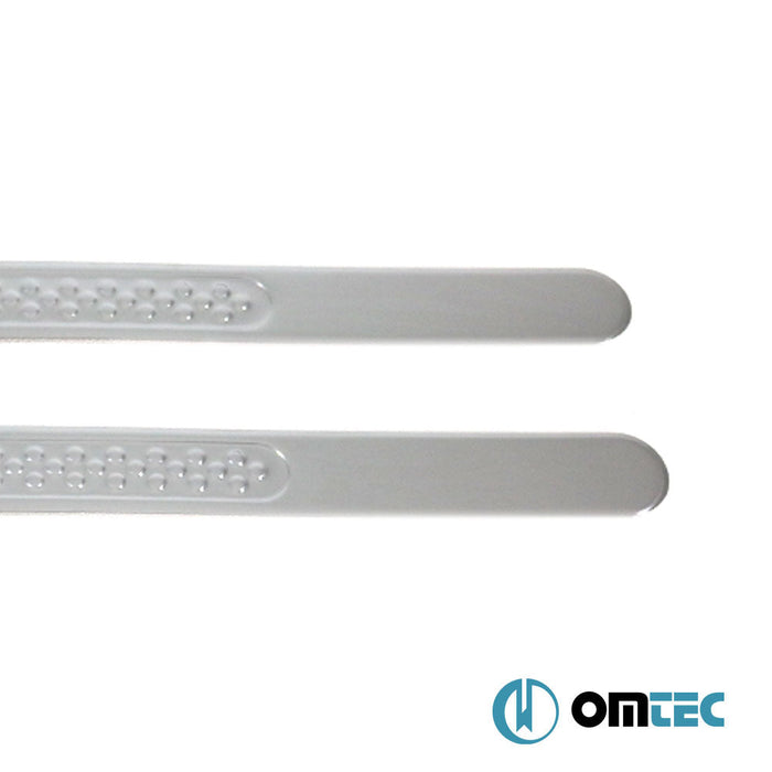 Pointsill Kapı Eşiği 2 Prç. Paslanmaz Çelik (Parlak) - Fiat Punto Evo - HB 5D 199 FL - (2009 - 2018)