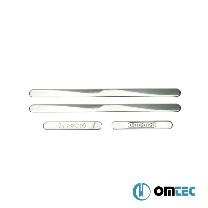 D - Line Kapı Eşiği 4 Prç. Paslanmaz Çelik - Fiat Punto Evo - HB 5D 199 FL - (2009 - 2018)