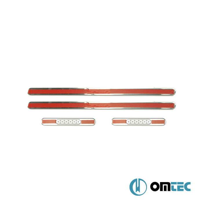 D - Line Kapı Eşiği 4 Prç. Paslanmaz Çelik - Fiat Punto Evo - HB 5D 199 FL - (2009 - 2018)