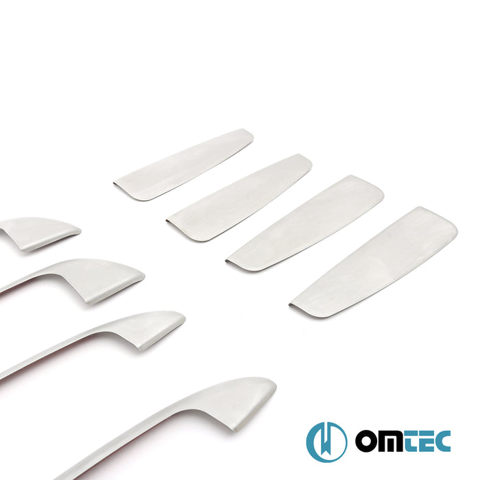 Kapı Kolu 4 Kapı 8 Prç. Paslanmaz Çelik (Çerçeveli - Mat) - Fiat Linea - SD 323 - (2007 - 2018)