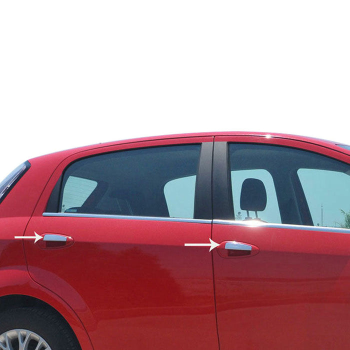 Kapı Kolu 4 Kapı 4 Prç. Paslanmaz Çelik (Parlak) - Fiat Punto Evo - HB 5D 199 FL - (2009 - 2018)