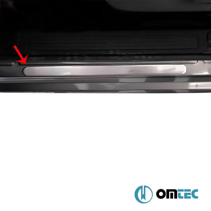 D - Line Kapı Eşiği 2 Prç. Paslanmaz Çelik - Fiat Bravo - HB 5D 198 - (2008 - 2015)