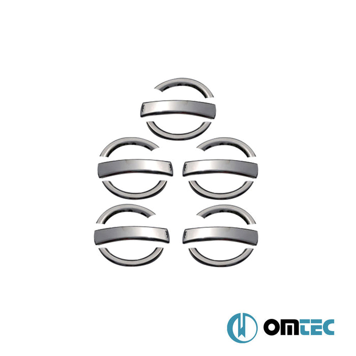 Kapı Kolu 5 Kapı 15 Prç. Paslanmaz Çelik (Parlak) - Fiat Doblo - MVN 223 - (2000 - 2010)