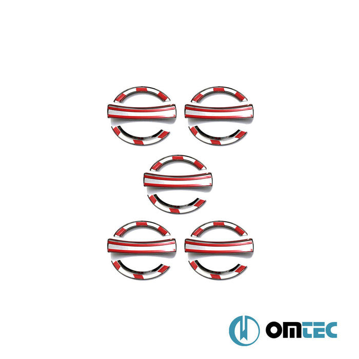 Kapı Kolu 5 Kapı 15 Prç. Paslanmaz Çelik (Parlak) - Fiat Doblo - MVN 223 - (2000 - 2010)