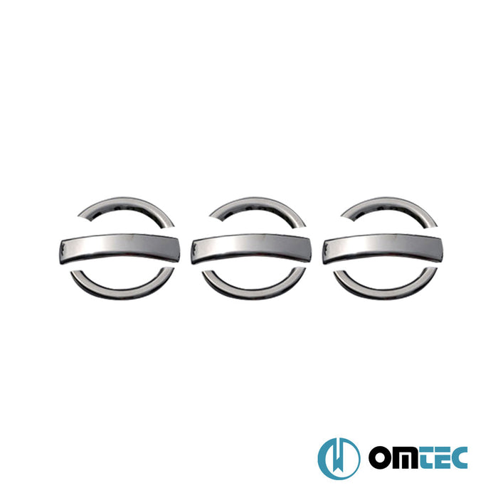 Kapı Kolu 3 Kapı Paslanmaz Çelik (Parlak) - Fiat Doblo - MVN 223 - (2000 - 2010)