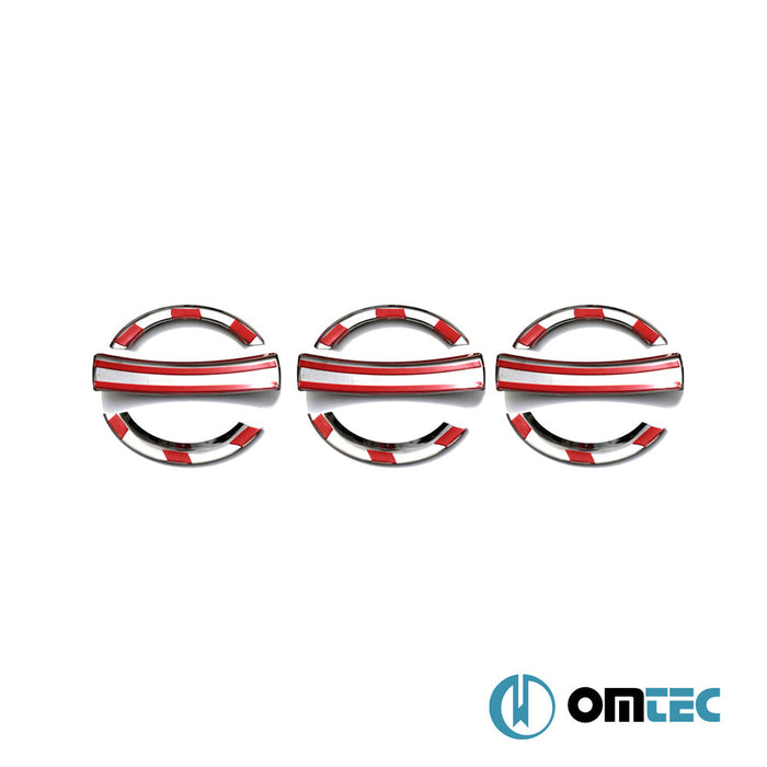 Kapı Kolu 3 Kapı Paslanmaz Çelik (Parlak) - Fiat Doblo - MVN 223 - (2000 - 2010)