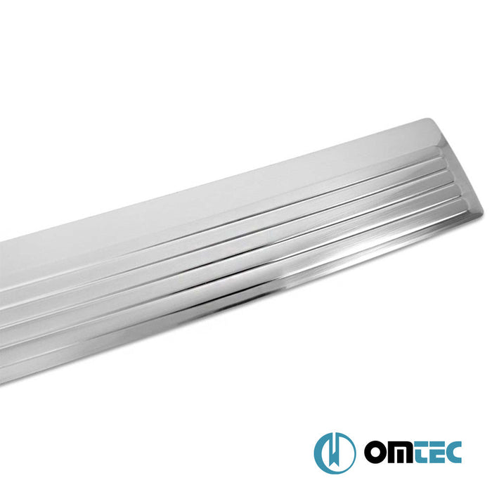 Arka Tampon Eşiği Paslanmaz Çelik (Taşlı) - Fiat Doblo - MVN 223 - (2000 - 2010)