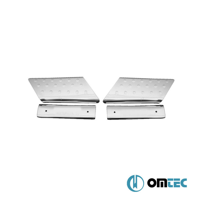 Line İç Kapı Eşiği 4 Prç. Paslanmaz Çelik (Parlak) - Fiat Doblo - MVN 223 - (2000 - 2010)