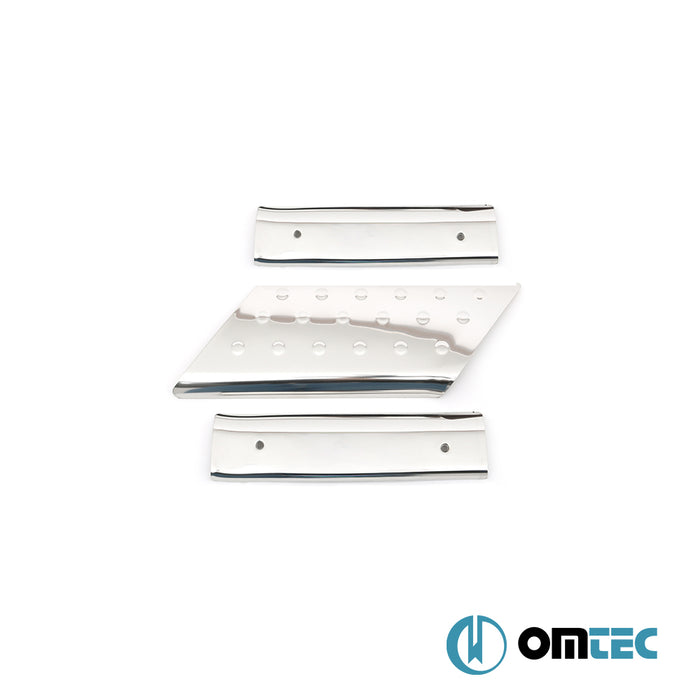 Line İç Kapı Eşiği 3 Prç. Paslanmaz Çelik - Fiat Doblo - MVN 223 - (2000 - 2010)