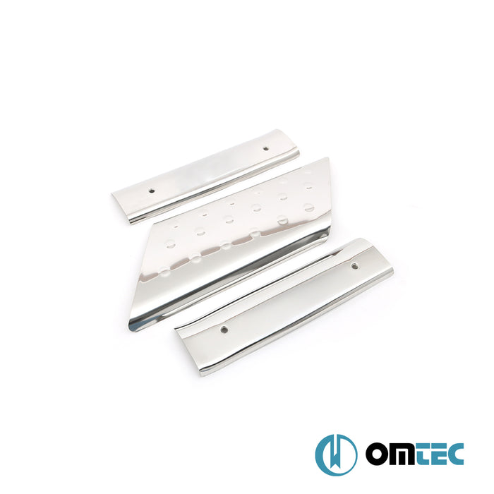 Line İç Kapı Eşiği 3 Prç. Paslanmaz Çelik - Fiat Doblo - MVN 223 - (2000 - 2010)