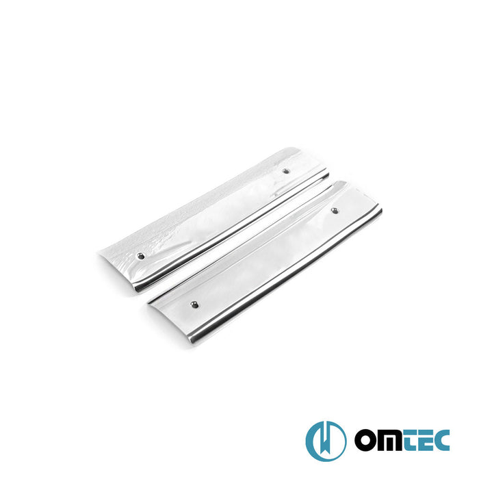 Line İç Kapı Eşiği 2 Prç. Paslanmaz Çelik (Parlak) - Fiat Doblo - MVN 223 - (2000 - 2010)