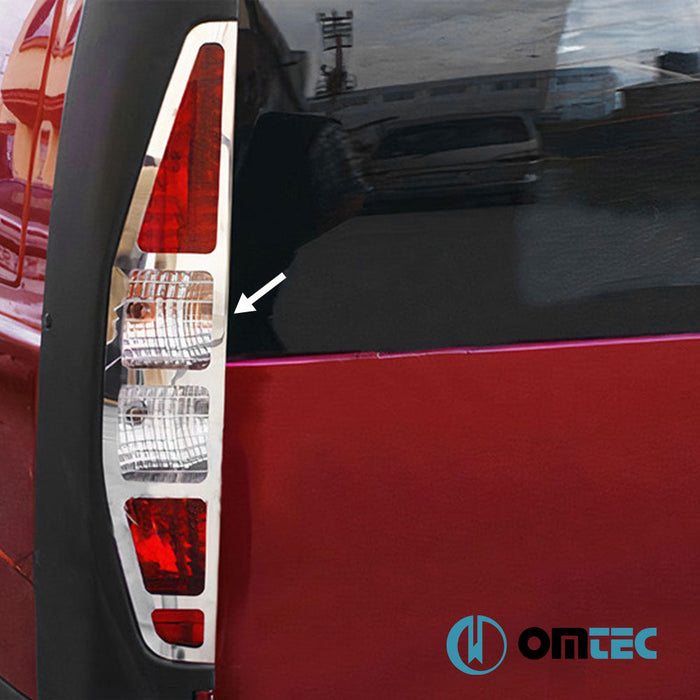 Stop Çerçevesi 2 Prç. P.Çelik (Parlak) - Fiat Doblo - MVN 223 PRE - FL - (2000 - 2006)