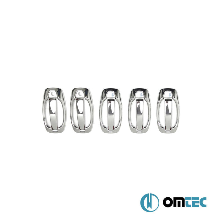 Kapı Kolu 5 Kapı 10 Prç. Paslanmaz Çelik (Parlak) - Citroën Nemo - MVN 225L - (2008 - 2016)