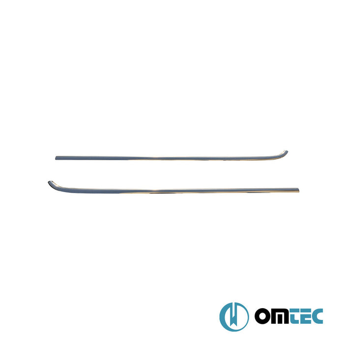 Cam Çıtası 2 Prç. Paslanmaz Çelik (Parlak) - Citroën Nemo - MVN 225L - (2008 - 2016)