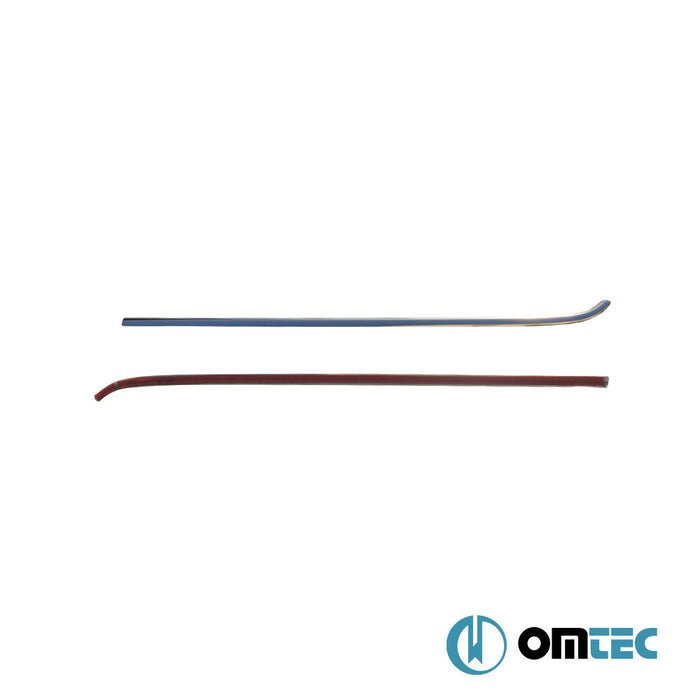 Cam Çıtası 2 Prç. Paslanmaz Çelik (Parlak) - Citroën Nemo - MVN 225L - (2008 - 2016)