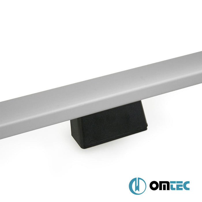 Portbagaj Tavan Çıtası (Solid - Vidalı Montaj) Gri 2 Prç. Alu. - Citroën Nemo - MVN 225L - (2008 - 2016)