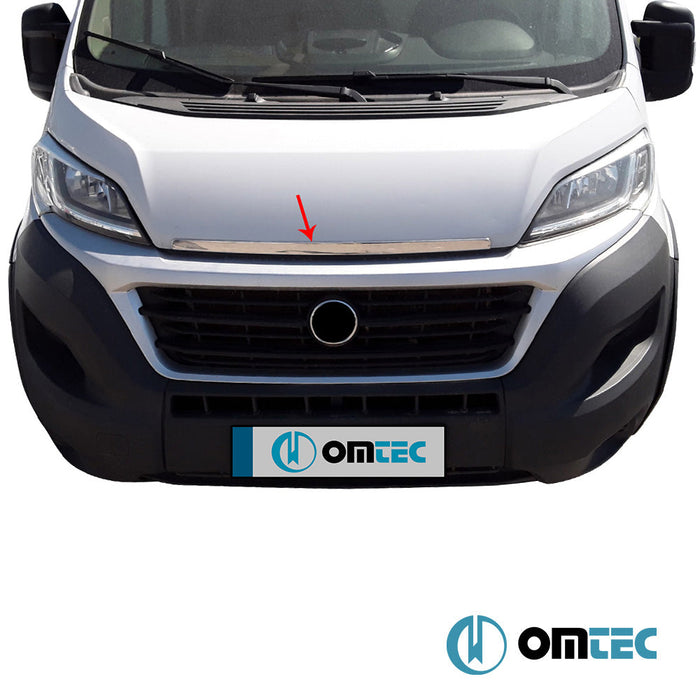 Kaput Çıtası Paslanmaz (Parlak) - Fiat Ducato - VAN X250 - (2006 - )