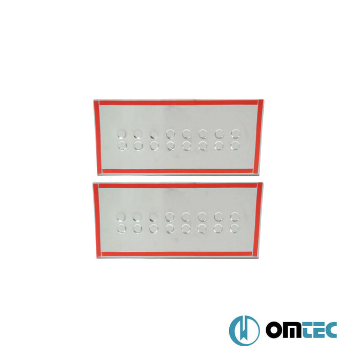 Norm Kapı Eşiği 2 Prç. Paslanmaz Çelik (Parlak) - Citroën Relay - VAN X250 - (2006 - )