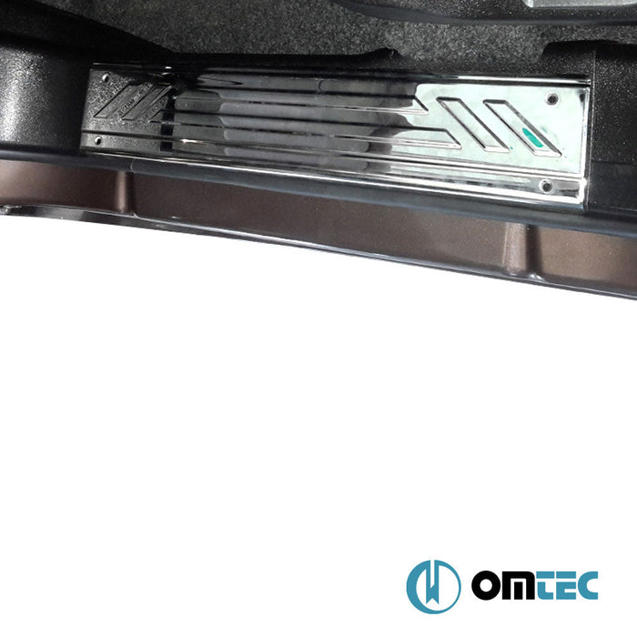 Norm İç Kapı Eşiği 4 Prç. Paslanmaz Çelik (Parlak) - Opel Combo - MVN IV - (2011 - 2018)