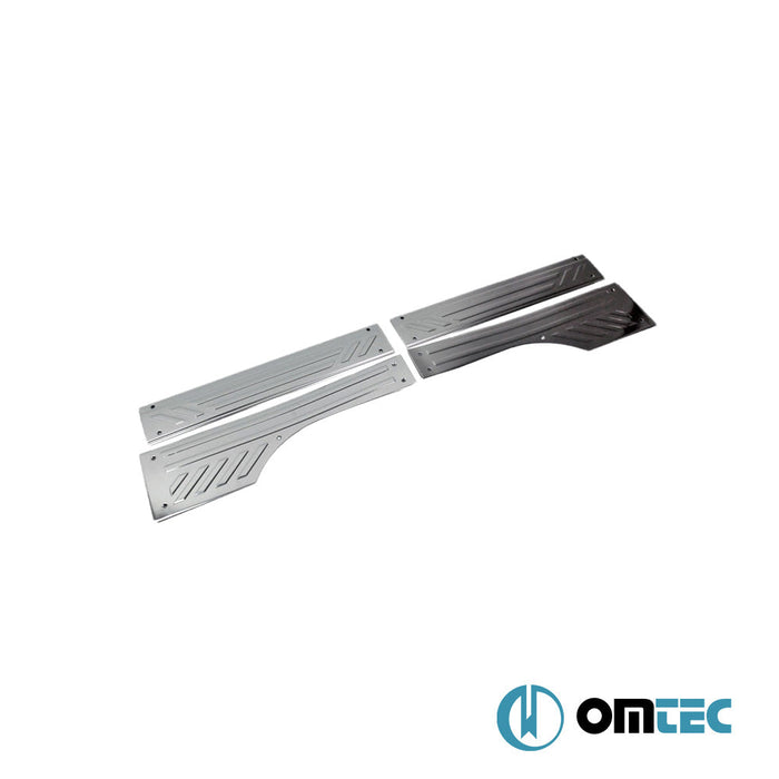 Norm İç Kapı Eşiği 4 Prç. Paslanmaz Çelik (Parlak) - Fiat Doblo - MVN 263 - (2010 - 2021)