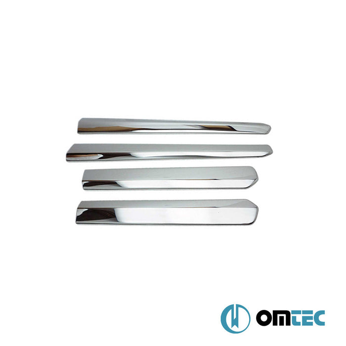 Yan Kapı Çıtası 4 Prç. Paslanmaz Çelik (Parlak) - Fiat Doblo - MVN 263 - (2010 - 2021)