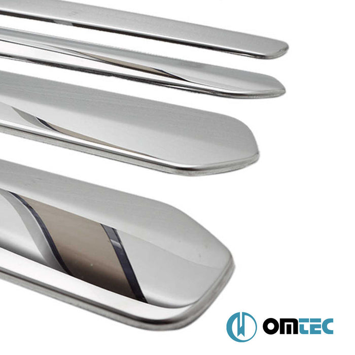 Yan Kapı Çıtası 4 Prç. Paslanmaz Çelik (Parlak) - Opel Combo - MVN IV - (2011 - 2018)