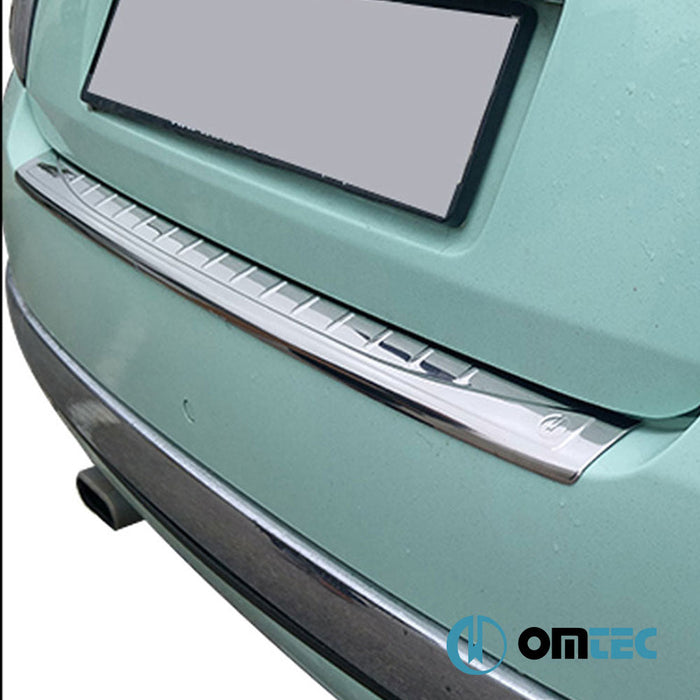 Arka Tampon Eşiği Paslanmaz Çelik (Parlak) - Fiat 500C - CB 312 - (2007 - )