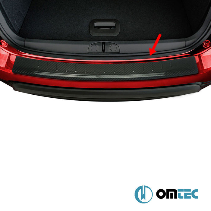 Arka Tampon Eşiği (Karbon) - Fiat 500C - CB 312 PRE - FL - (2007 - 2015)