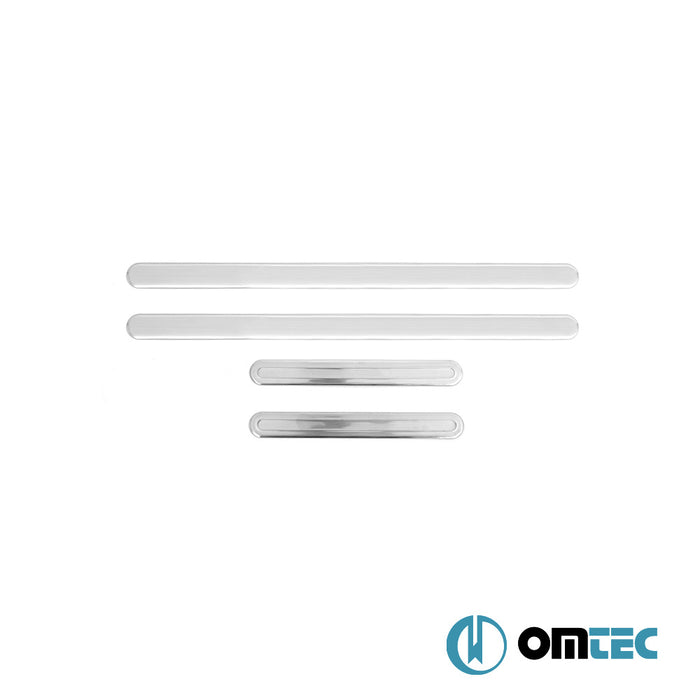 Line Kapı Eşiği 4 Prç. Paslanmaz Çelik (Parlak) - Fiat Linea - SD 323 FL - (2012 - 2018)