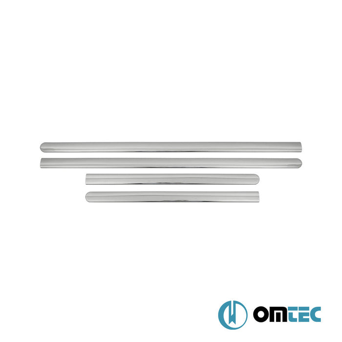 Yan Kapı Çıtası 4 Prç. Paslanmaz Çelik (Parlak) - Fiat Linea - SD 323 - (2007 - 2018)