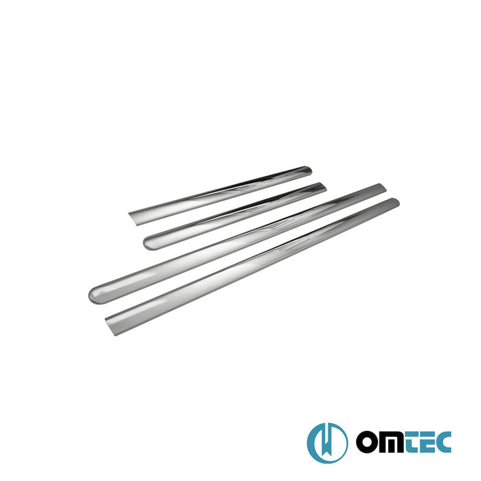 Yan Kapı Çıtası 4 Prç. Paslanmaz Çelik (Parlak) - Fiat Linea - SD 323 - (2007 - 2018)