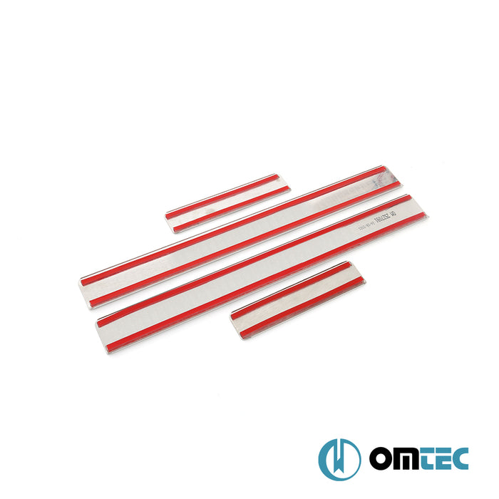 Line Kapı Eşiği 4 Prç. Paslanmaz Çelik - Fiat Bravo - HB 5D 198 - (2008 - 2015)