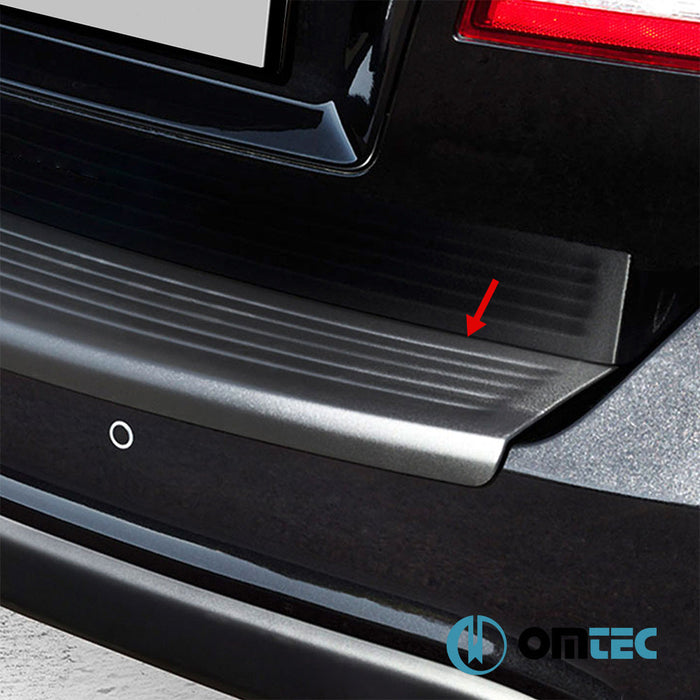 Arka Tampon Eşiği Paslanmaz Çelik (Siyah - Taşlı) - Fiat Freemont - SUV JC - (2012 - 2015)