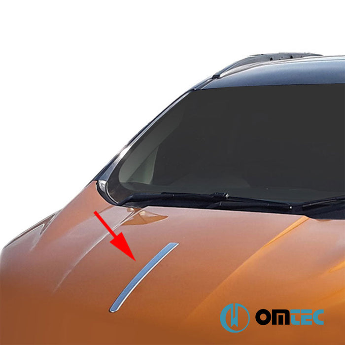 Kaput Çıtası Paslanmaz (Parlak) - Kia Sportage - SUV QL PRE - FL - (2015 - 2018)